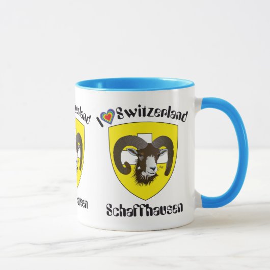 Schaffhausen Schweiz Suisse Svizzera Tasse マグカップ (右)