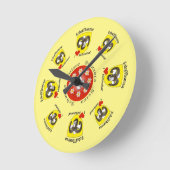 Schaffhausen - Schweiz - Suisse - Svizzera Uhr ラウンド壁時計 (傾斜)