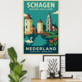 Schagen, Noord Holland - Nederland Travel ポスター (ホームオフィス)