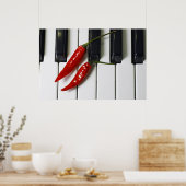 Scharfe Musik ポスター (キッチン)