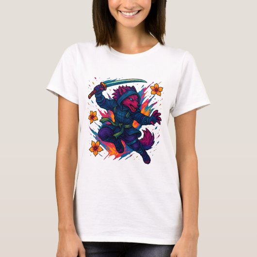 Schattenklinge Wolf T-Shirt Tシャツ (正面)