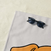 Schattig en uniek honden strandlaken ビーチタオル (インサイチュ)