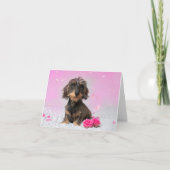 Schattige Teckel Kaart カード (正面)