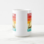 Schauen Sie mal rein, es ist in einem Buch - Retro コーヒーマグカップ (中央)