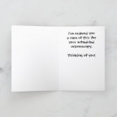 Scheduled Colonoscopy Card  TPB-2 カード (内部)