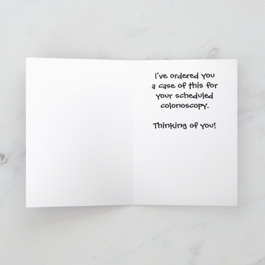 Scheduled Colonoscopy Card TPB-2 カード (内部)