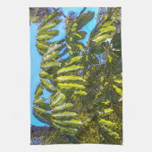 Schefflera Umbrellas Kitchen Towel 1 キッチンタオル (縦)