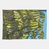 Schefflera Umbrellas Kitchen Towel 2 キッチンタオル (横)