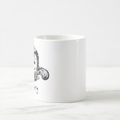 ScheffyのマグのFluer Dy Lys コーヒーマグカップ (中央)