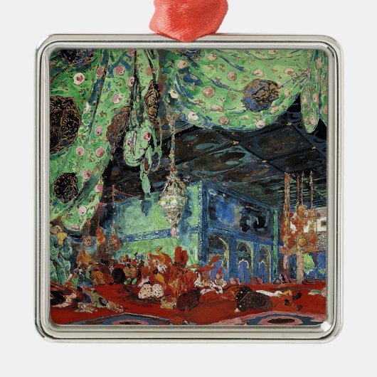 「Scheherazadeのための舞台装置 メタルオーナメント (正面)