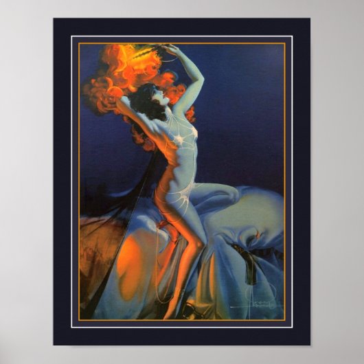 "Scheherazade" 1920 Art Deco Arabian Nights ポスター (正面)