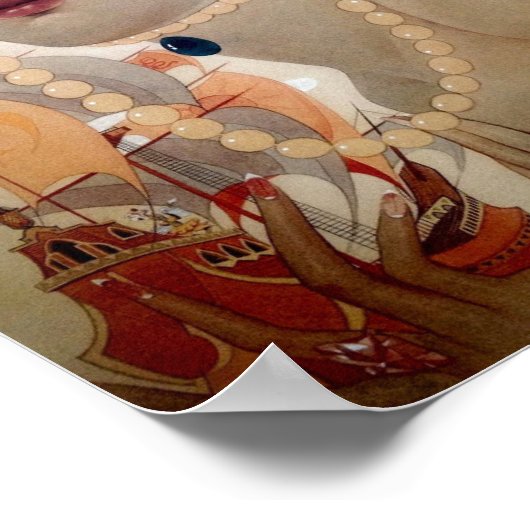 Scheherazade by Alberto Vargas (1921) ポスター (角)