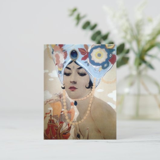 Scheherazade by Alberto Vargas (1921) ポストカード (スタンド正面)