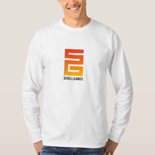 Schellのゲームの長袖のワイシャツ Tシャツ (正面)