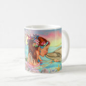 Schempp著人魚の"イルカのキス"のコップ コーヒーマグカップ (正面右)