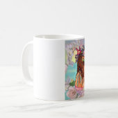 Schempp著人魚の"イルカのキス"のコップ コーヒーマグカップ (正面左)