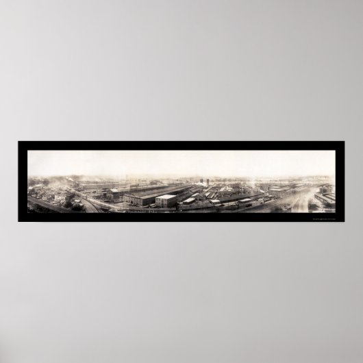 Schenectady General Electric Photo 1907 ポスター (正面)