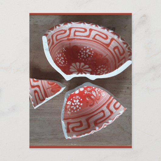 scherben Griechenland  インビテーションポストカード (正面)