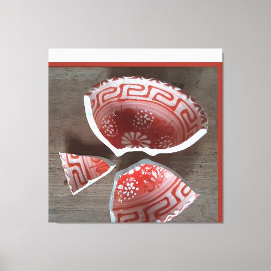 scherben Griechenland  キャンバスプリント (正面)