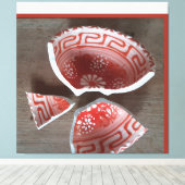 scherben Griechenland  キャンバスプリント (インサイチュ (ウッドフロア))