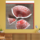 scherben Griechenland  キャンバスプリント (インサイチュ (リビング))