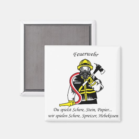 Schere, Stein, Papier..? Für anfänger... マグネット (正面/裏面)