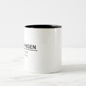 Scheveningen Coordinaten - Scheveningen Coordinate ツートーンマグカップ (中央)