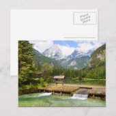 Schiederweiher，上オーストリア ポストカード (正面/裏面)