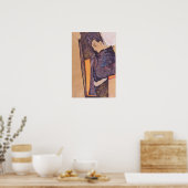 Schiele – アーティストの眠る母1911 ポスター (キッチン)