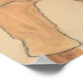 Schiele – ロングスカート付き男の子1910 ポスター (角)