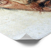 Schiele -勉強シート(頭部の目の耳) 1906 ポスター (角)