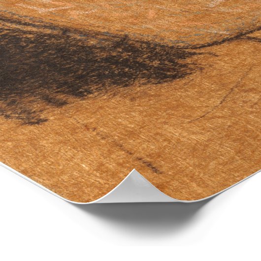 Schiele - Head Of A Woman 1908 ポスター (角)