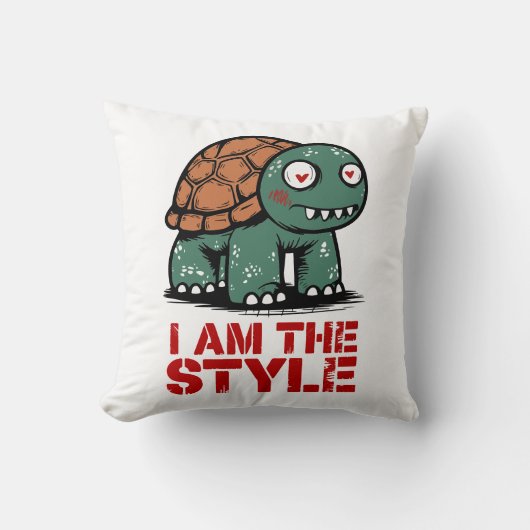 Schildkröte I am the style クッション (正面)