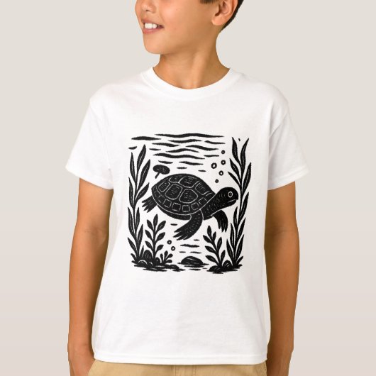 Schildkröte/Turtle Tシャツ (正面)