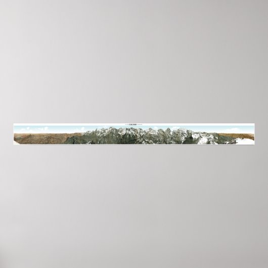 SCHILTHORNスイスアルプス360°ポスター ポスター (正面)