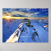 Schilthorn Summit (labeled) ポスター (正面)