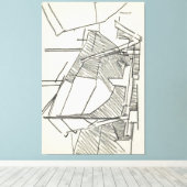 Schip op een werfhelling キャンバスプリント (インサイチュ (ウッドフロア))