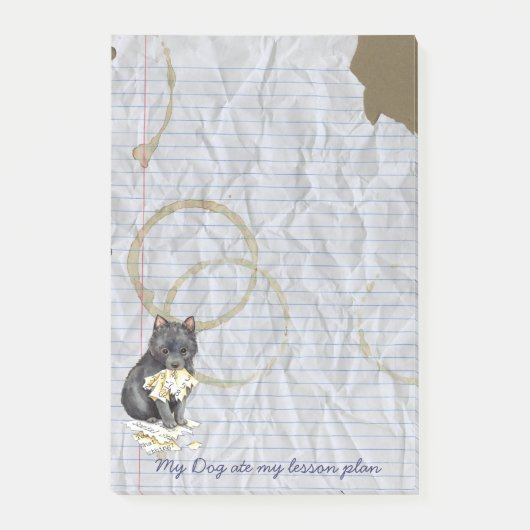 Schipperkeのレッス食べンプラン ポストイット (正面)