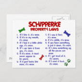 SCHIPPERKE財産法2 ポストカード (正面/裏面)