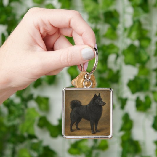 Schipperke キーホルダー (手)