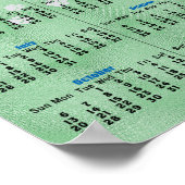 Schipperke 2024カレンダーポスター ポスター (角)