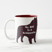 Schipperke BFFギフト ツートーンマグカップ (左)