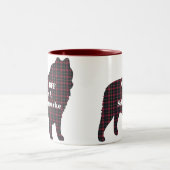 Schipperke BFFギフト ツートーンマグカップ (中央)
