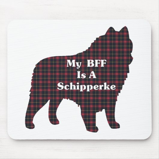 Schipperke BFFギフト マウスパッド (正面)