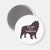 Schipperke BFFギフト マグネット (正面/裏面)