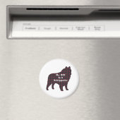 Schipperke BFFギフト マグネット (インサイチュ (食洗機))