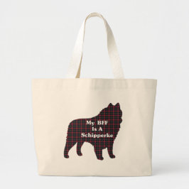 Schipperke BFFギフト ラージトートバッグ