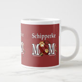 Schipperke Mom Gives ジャンボコーヒーマグカップ (右)