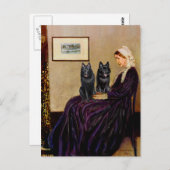Schipperkes (2) - Whsitlers Mother ポストカード (正面/裏面)