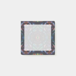 Schism Dark Rainbow Abstract Watercolor Art ポストイット